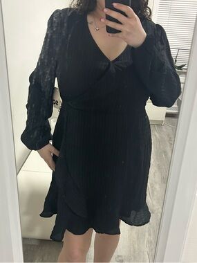nwt mini wrap dress
